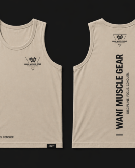 wani muscle Wani Muscle Gear men's gym tank top product details — fabric specs, features, and care instructions for wholesale buyersgear — men's performance tank top | sand