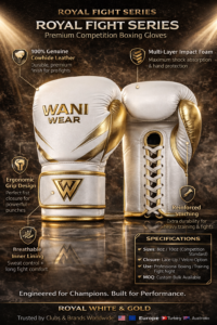 Custom branded professional boxing gloves for sports clubs wholesale.