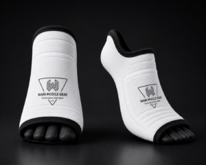 Private label Taekwondo foot socks for fighting wear brands and distributors