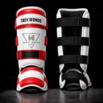 Wani Wear Custom Taekwondo Shin Guards — Premium PU Leather | OEM & Private Label Available