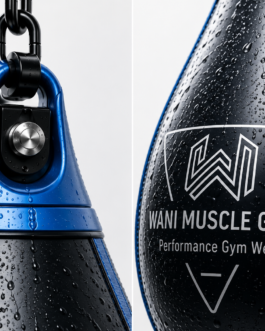 Wani Wear aqua training boxing bag black blue water-filled punching bag