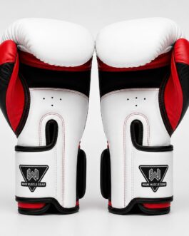 Private label boxing gloves black and red custom design for boxing equipment wholesale supplier