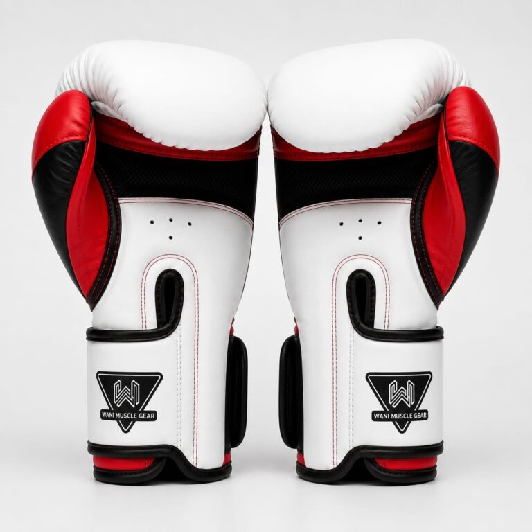 Private label boxing gloves black and red custom design for boxing equipment wholesale supplier