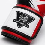 Custom boxing gloves manufacturer with private label logo, premium stitching and secure wrist support