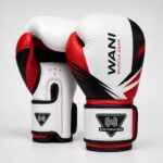 Custom boxing gloves manufacturer black red wholesale boxing gloves with custom logo